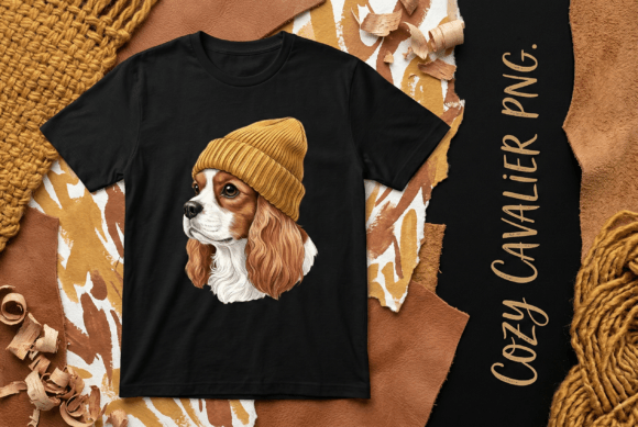 Cozy & Cute: Cavalier King Charles Spaniel Beanie Art