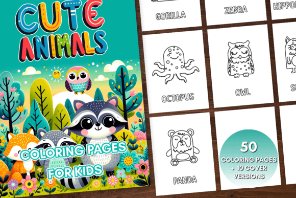 Cute Animals Coloring Pages: A Designer's Guide to Whimsy