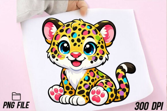 Cute Colorful Leopard PNG: Your New Secret Weapon for Vibrant Design