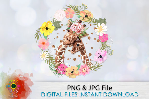 Giraffe Mother Mom and Baby Clipart: A Designer's Guide