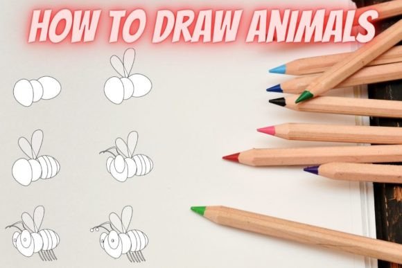 How to Draw Animals Step by Step-Bee: A Creative Asset for Educators and Creators