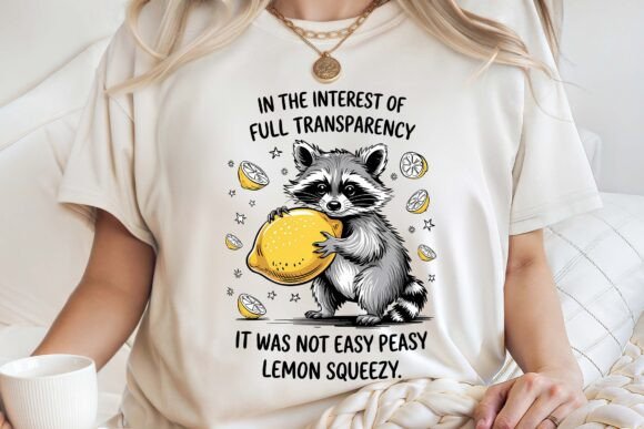 In the Interest of Full Transparency PNG: A Raccoon's Guide to Sarcastic Branding