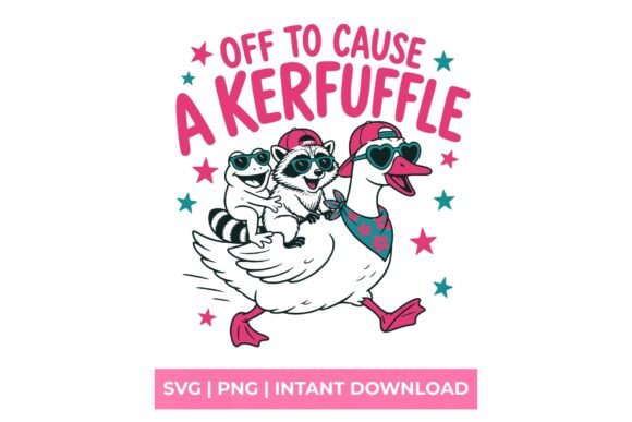 Off to Cause a Kerfuffle: The Goose SVG for Chaos Lovers