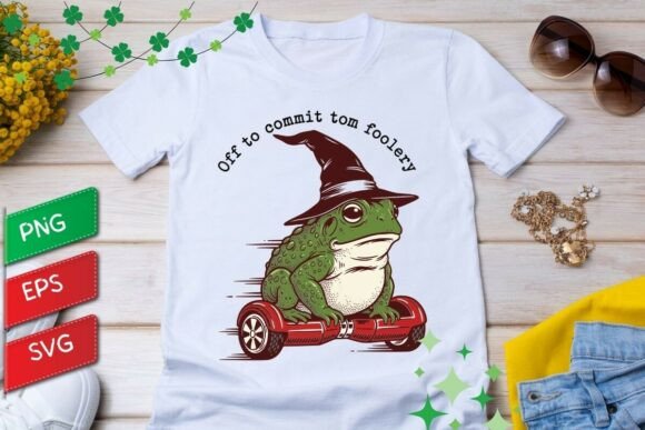 Off to Commit Tomfoolery: The Funny Toad SVG
