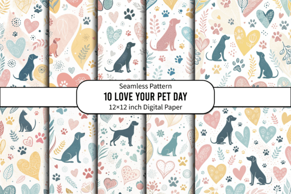 Paw-sitively Perfect: Mastering the Playful Pet Lover Seamless Paper Design
