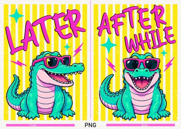 Retro Summer Vibes: Styling the Later After While Crocodile Design
